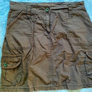 Denim Co (Primark) Cargo Mini Skirt Brown – UK10 EU38 US6